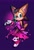 Size: 1389x2048 | Tagged: safe, artist:steviejoycole, nicole the holo-lynx (sonic), feline, lynx, mammal, archie sonic the hedgehog, sega, sonic the hedgehog (series), female, redesign, solo, solo female
