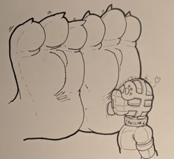 Size: 3211x2942 | Tagged: suggestive, artist:doopnoop, toriel (undertale), bovid, goat, mammal, undertale, big feet, degradation, dominant, dominant female, feet, female, fetish, foot fetish, foot focus, foot slave, foot worship, humiliation, licking, licking foot, restrained, soles, submissive, toes, tongue, tongue out
