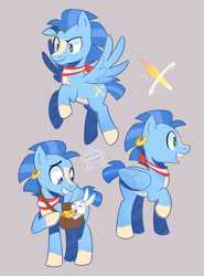 Size: 1514x2048 | Tagged: safe, artist:galaxylover06, sonic the hedgehog (sonic), equine, fictional species, mammal, pegasus, pony, hasbro, my little pony, sega, sonic the hedgehog (series), 2024, au:friendship got faster, crossover, male, ponified, solo, solo male