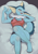 Size: 1337x1934 | Tagged: suggestive, artist:yawar, eeveelution, fictional species, mammal, vaporeon, anthro, digitigrade anthro, nintendo, pokémon, 2023, bed, bedroom eyes, belly button, blushing, bottomwear, breasts, clothes, crop top, detailed background, digital art, ears, eyelashes, female, fins, fur, hair, looking at you, lying down, lying on bed, on bed, pose, shorts, solo, solo female, tail, tail fin, thighs, topwear, wide hips