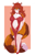 Size: 1535x2401 | Tagged: safe, artist:bunpetalsnsfw, oc, oc only, mammal, red panda, anthro, 2024, belly button, black nose, bottomwear, breasts, clothes, commission, digital art, dress, ears, eyelashes, female, fur, hair, high res, legwear, outie belly button, pregnant, simple background, solo, solo female, stockings, tail, thighs, wide hips
