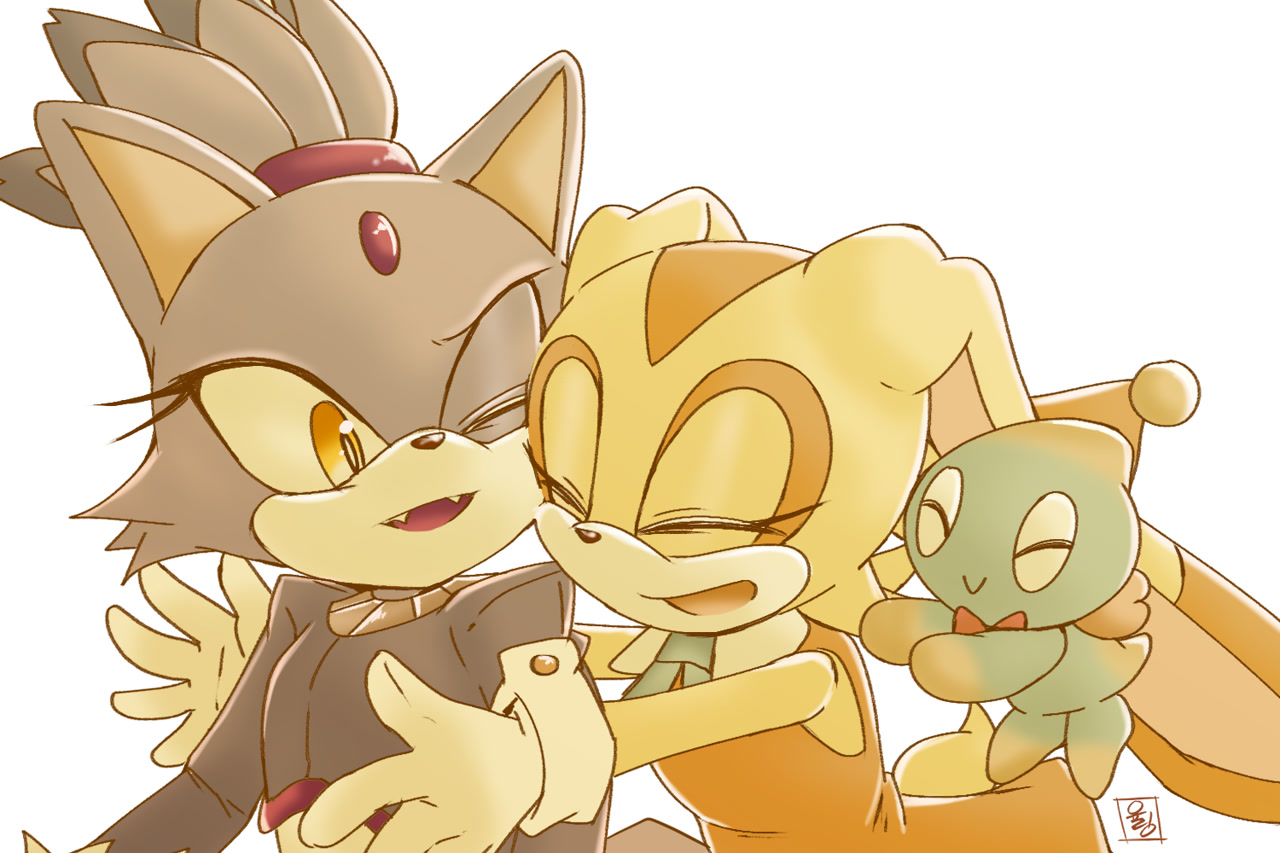 #341386 - safe, artist:jkt_sonic, blaze the cat (sonic), cheese (sonic ...
