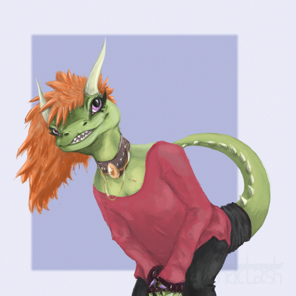 Lizard Smirk #355276 - safe, lizard, reptile, alis, ambiguous gender, androgynous ...