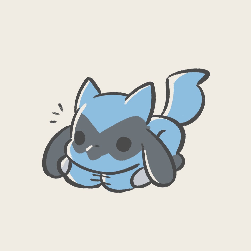 #359840 - safe, artist:advosart, fictional species, mammal, riolu, semi ...