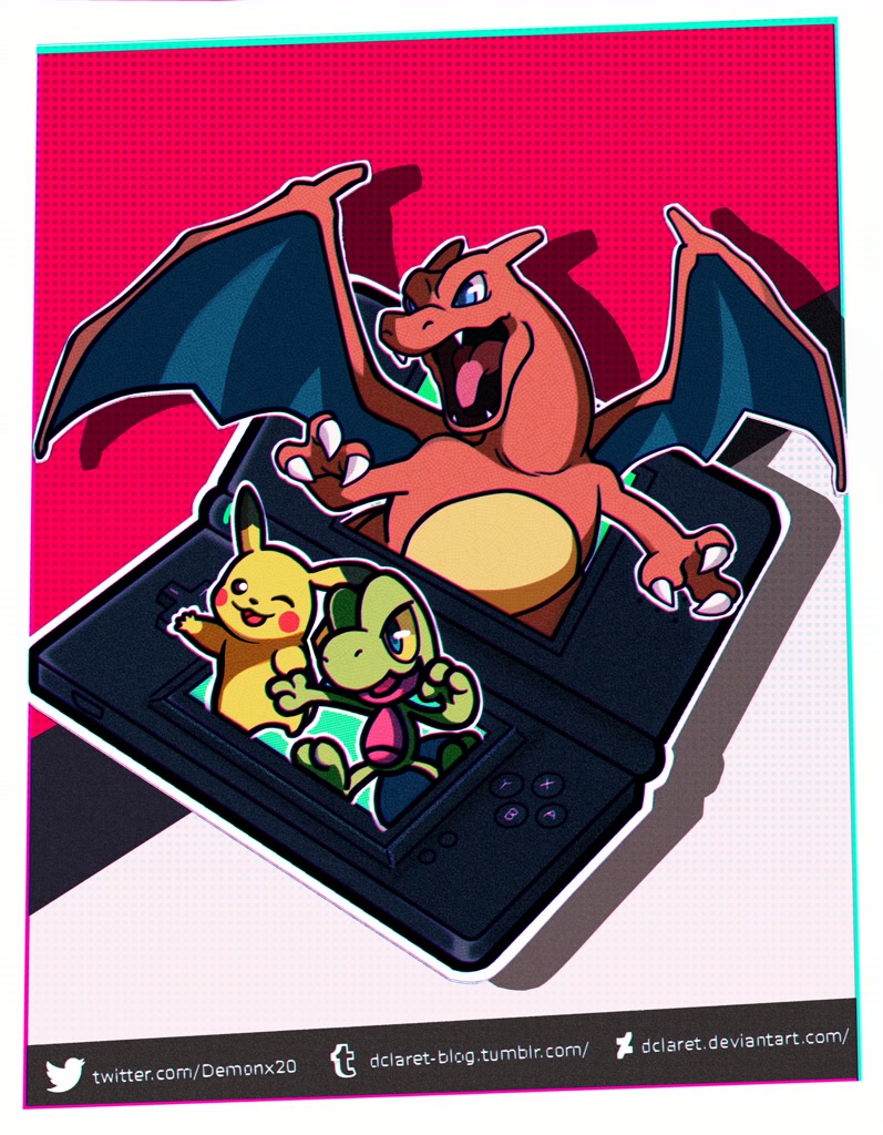 Pokemon Nintendo Abstract #434503 - safe, artist:dclaretxrevolt, charizard, fictional species ...