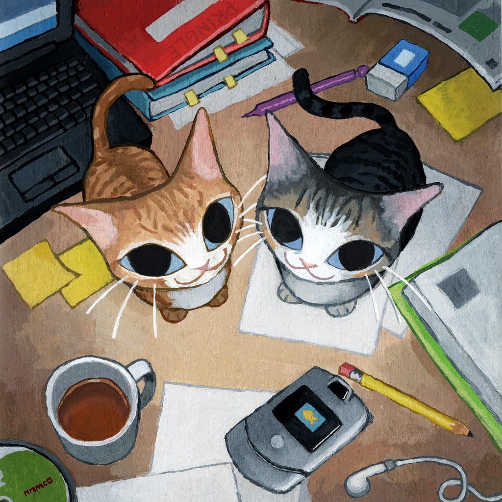 #438293 - safe, artist:kellypringleart, cat, feline, mammal, feral ...