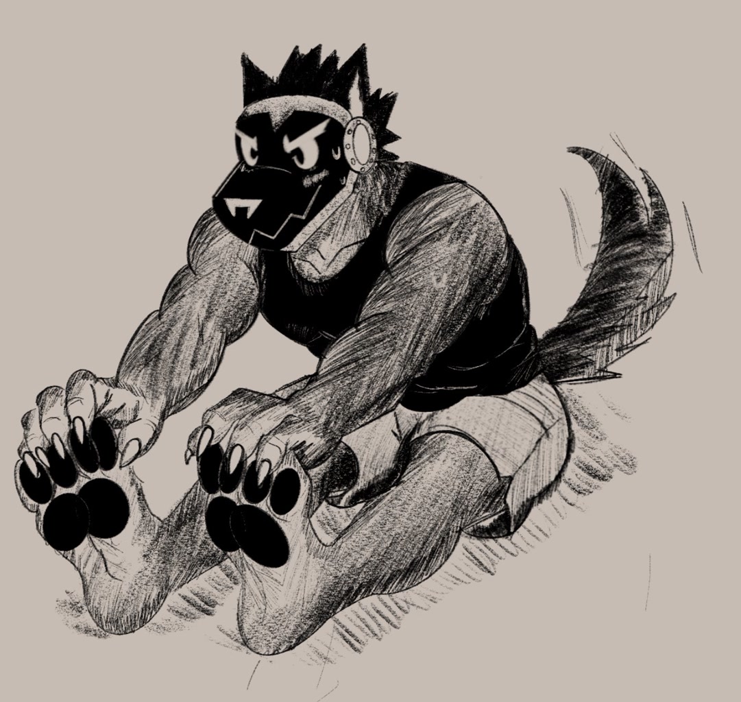Protogen Holding Rabbit #444166 - safe, artist:jcked_rabbit, fictional species, mammal ...