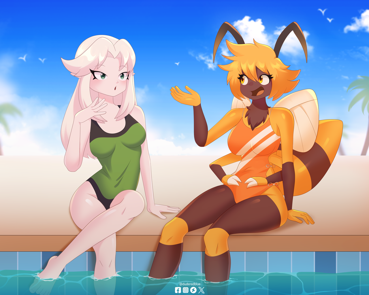 Safe For Work. a very brief two-piece swimsuit usually for females.