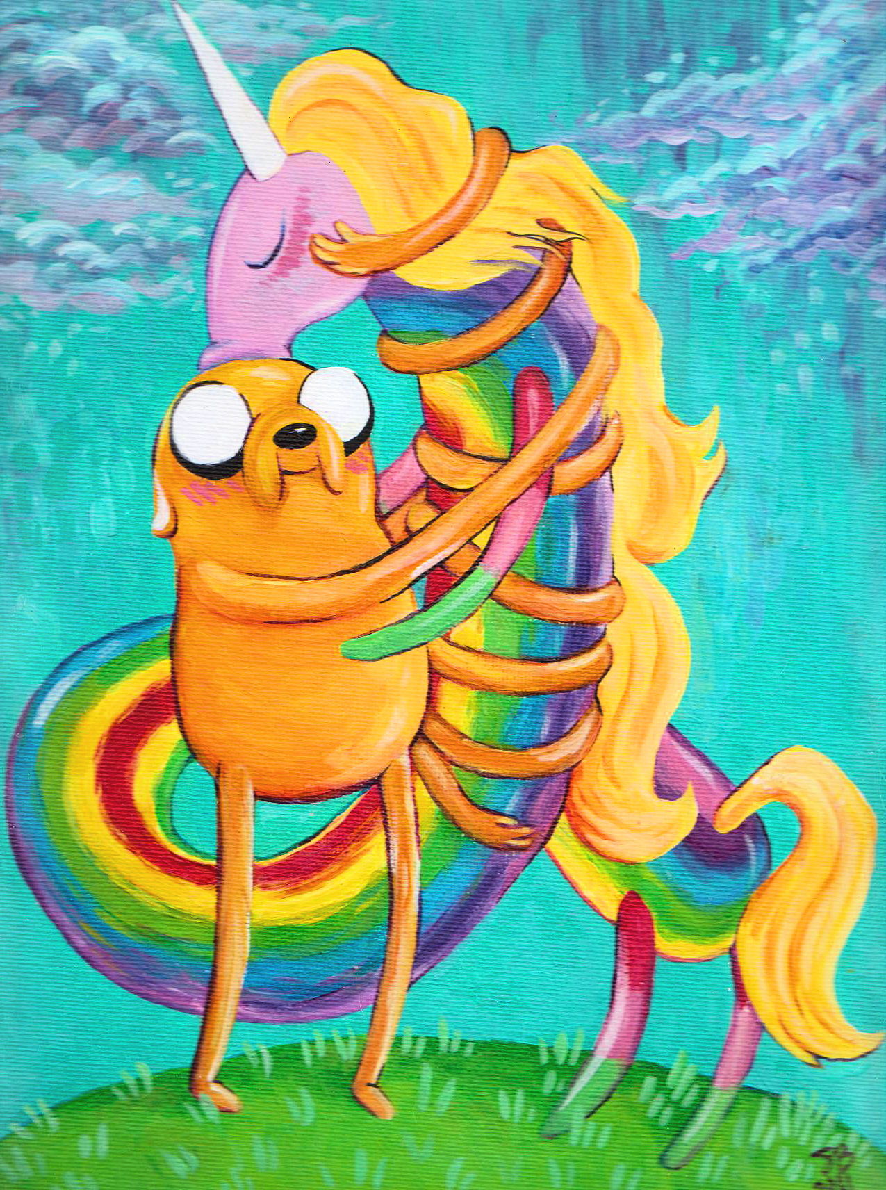 Jake the Dog Painting Adventure Time