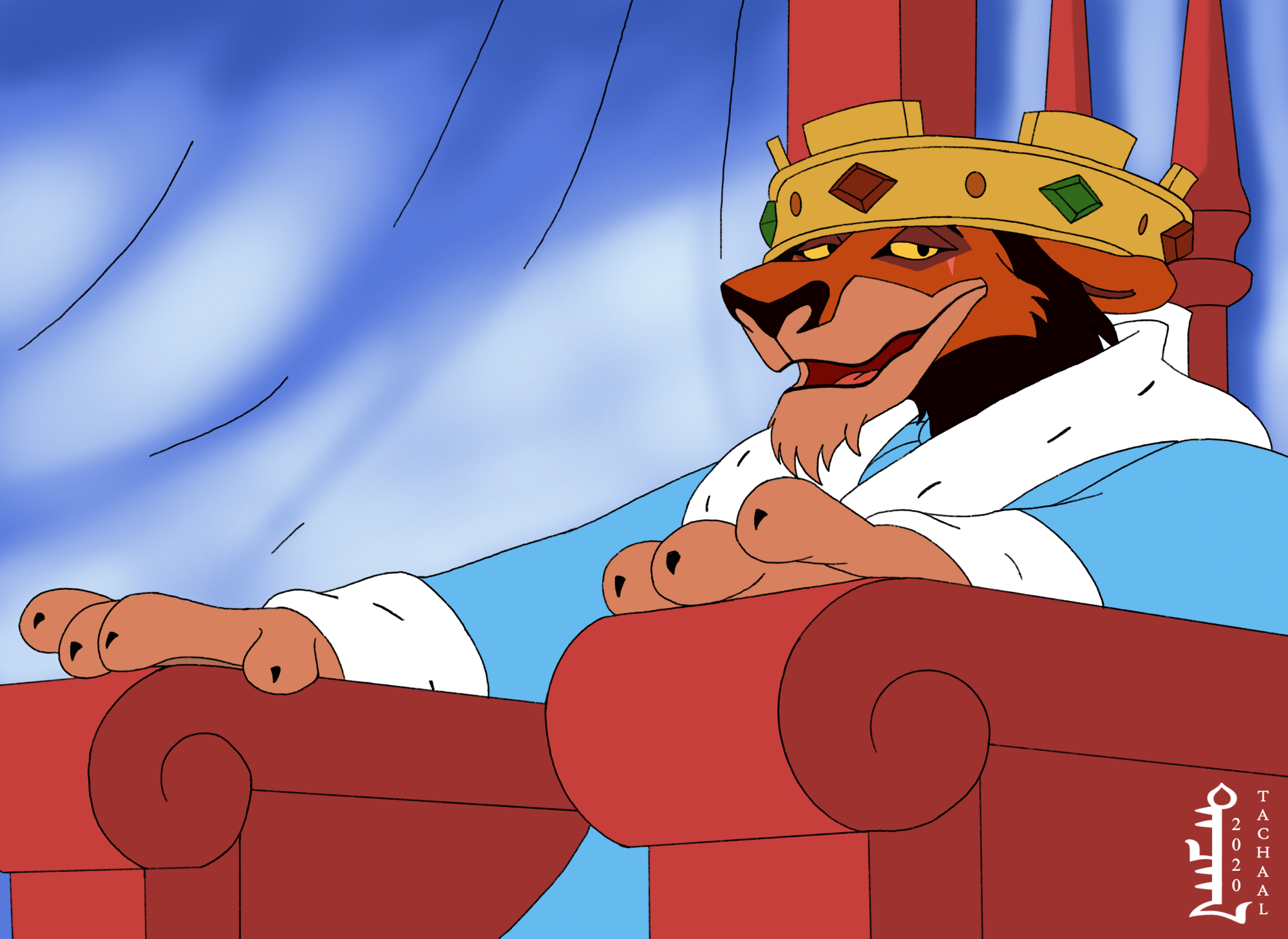 Lion Robi #187154 - safe, artist:tachaal, prince john (robin hood), scar (the ...