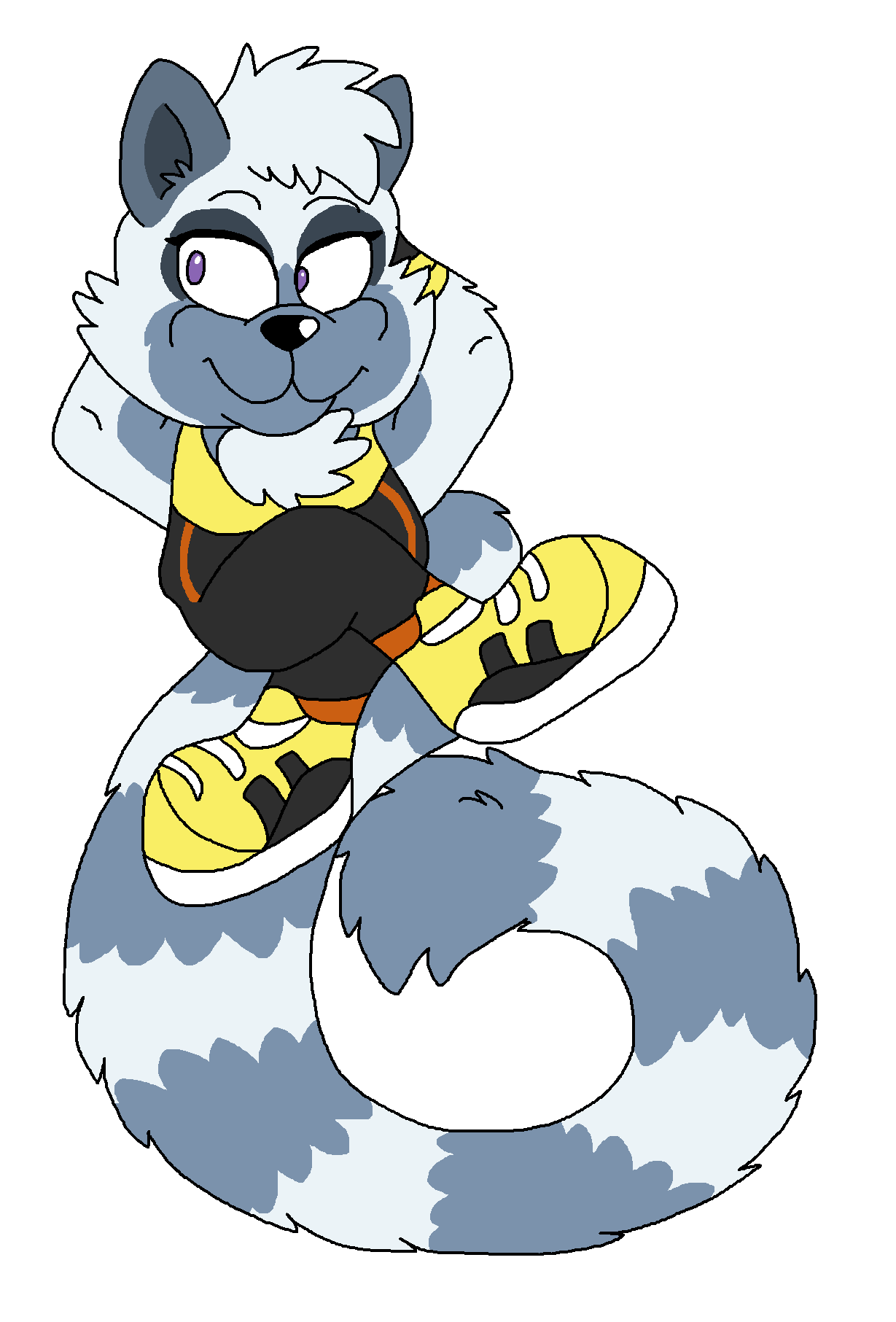 Tangle Ringtail #266481 - safe, artist:toonidae, tangle the lemur (sonic), fictional ...