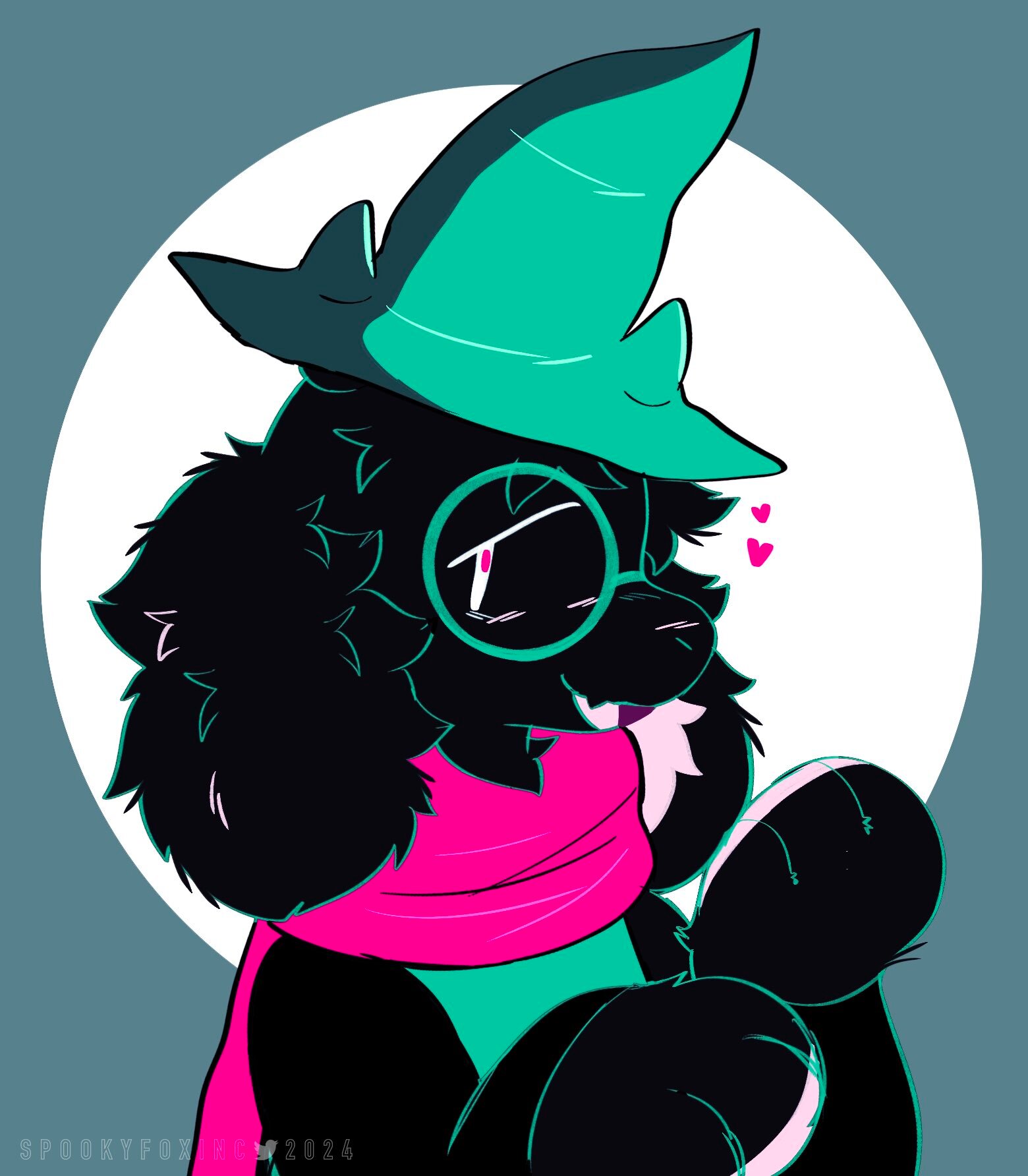 #330929 - safe, artist:spookyfoxinc, ralsei (deltarune), bovid, caprine ...