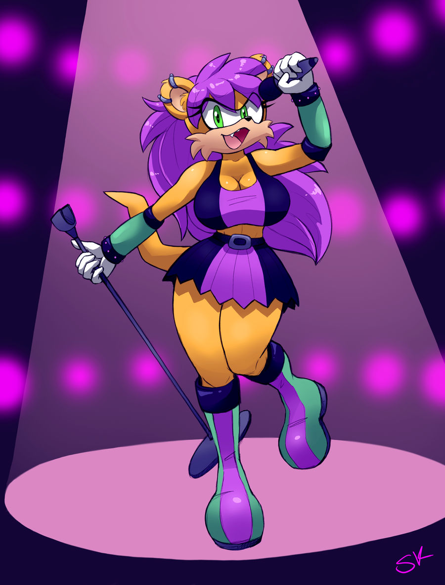 #340280 - safe, artist:sokerikaneli, mina mongoose (sonic), oc, oc only ...