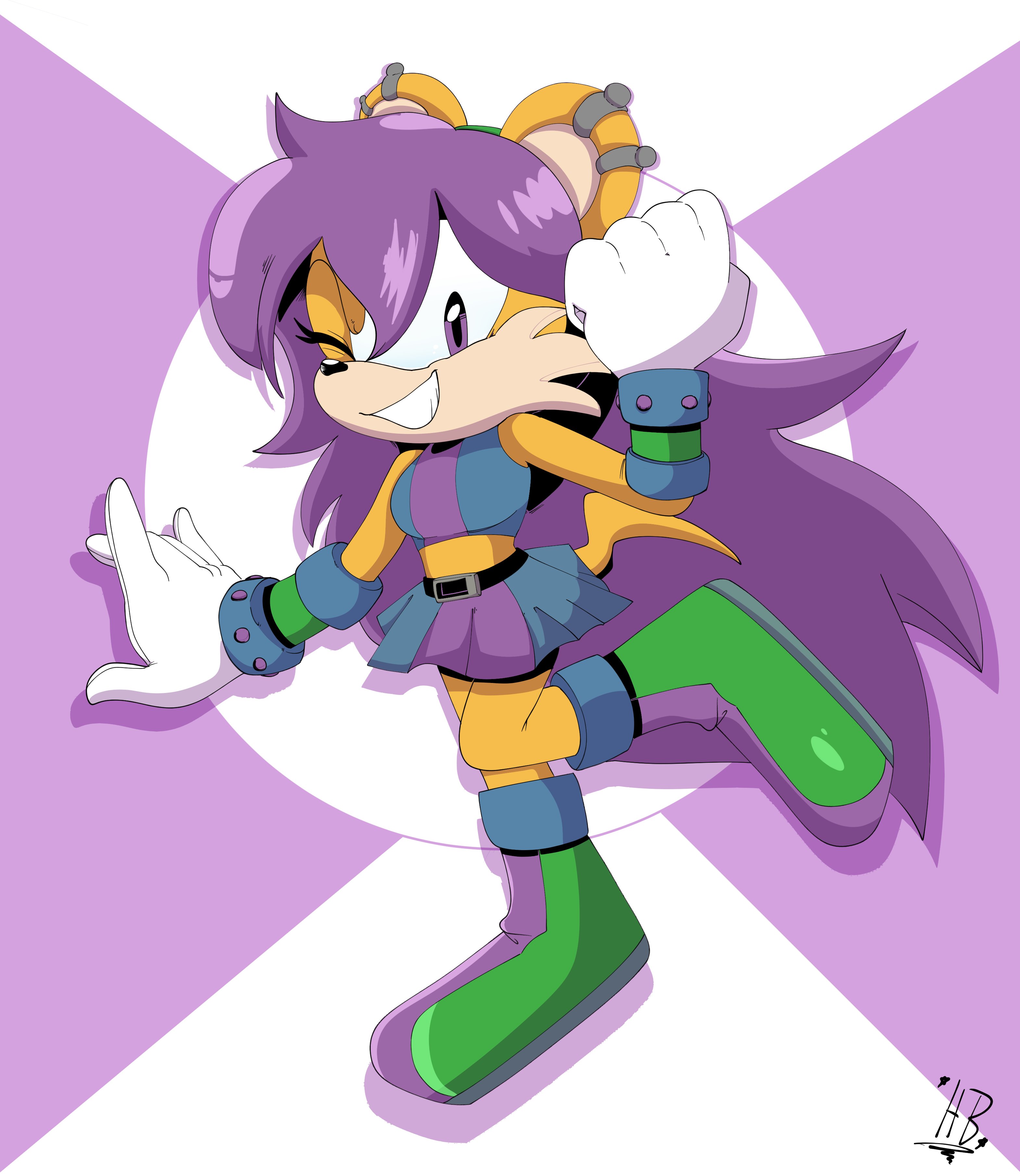 #281114 - safe, artist:buddyhyped, mina mongoose (sonic), mammal ...